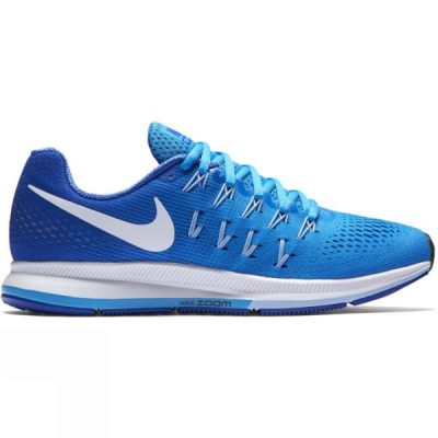 Zapatillas Running Nike Air Zoom Pegasus 33 Mujer - Azules / Blancas - Chile PNF540168